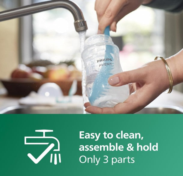 Philips Avent Natural Response Glass Baby Bottles Model SCY933/02, 2-Pack