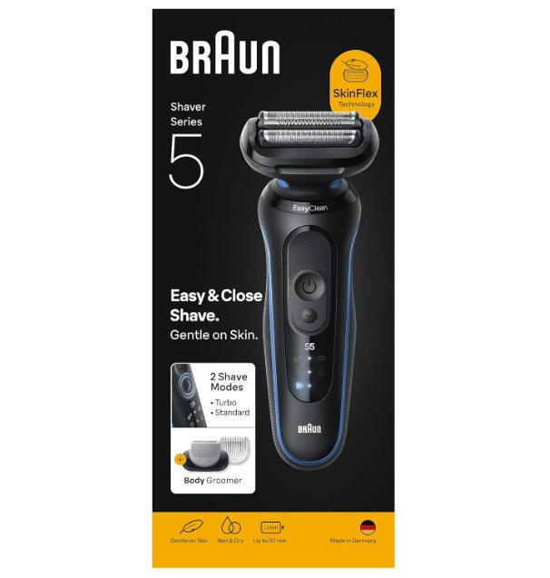 Braun Series 5 Electric Shaver Model 52-B1600S Blue