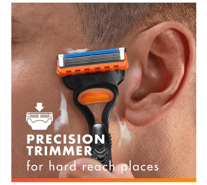 Gillette Fusion5 Men's Razor Kit (1 Razor Handle + 12 Blade Refills)