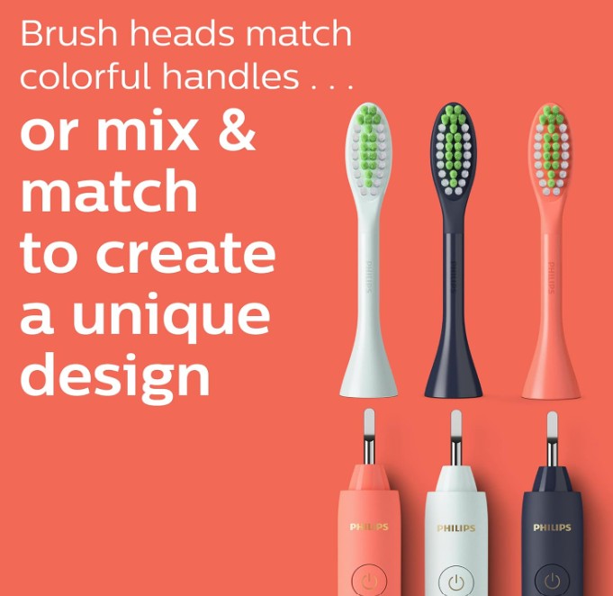 Philips One by Sonicare Battery Toothbrush Coral Miami HY1100/01