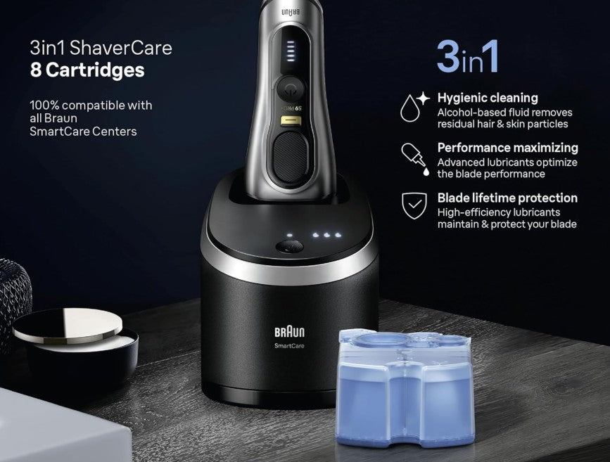 Braun Original Shaver Care SmartCare Centre Refill Cartridges 8-Pack