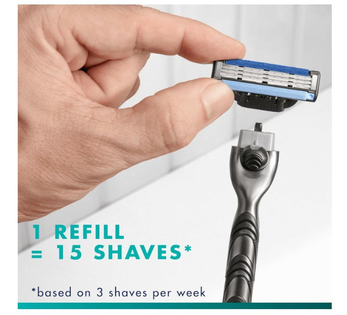 Gillette Mach3 Men's Razor Blades Refills (Pack of 8)